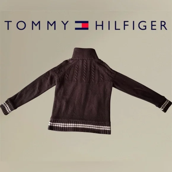 🛍️SALE🛍️ Tommy Hilfiger Women’s Full-zip Cable-knit Cardigan Sweater - Picture 6 of 9